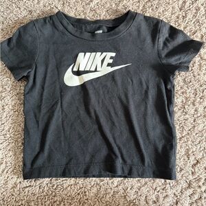 Preloved Nike Kids Black and White Logo Tee